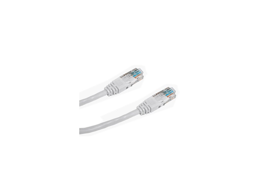 patch kabel utp cat5e 1m bily ien245023
