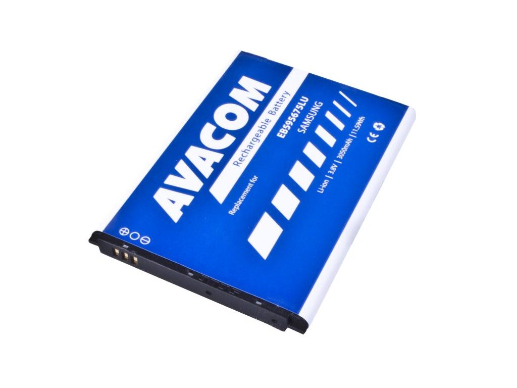 avacom baterie do mobilu samsung galaxy note 2 li ion 3 8v 3050mah nahrada eb595675lu ien247996