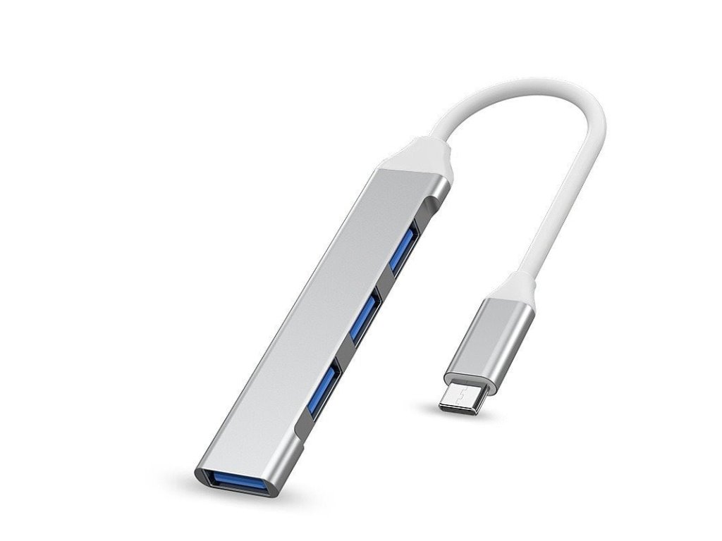 premiumcord hub usb c na usb3 2 a 3x usb2 0 a hlinikove pouzdro ien527290
