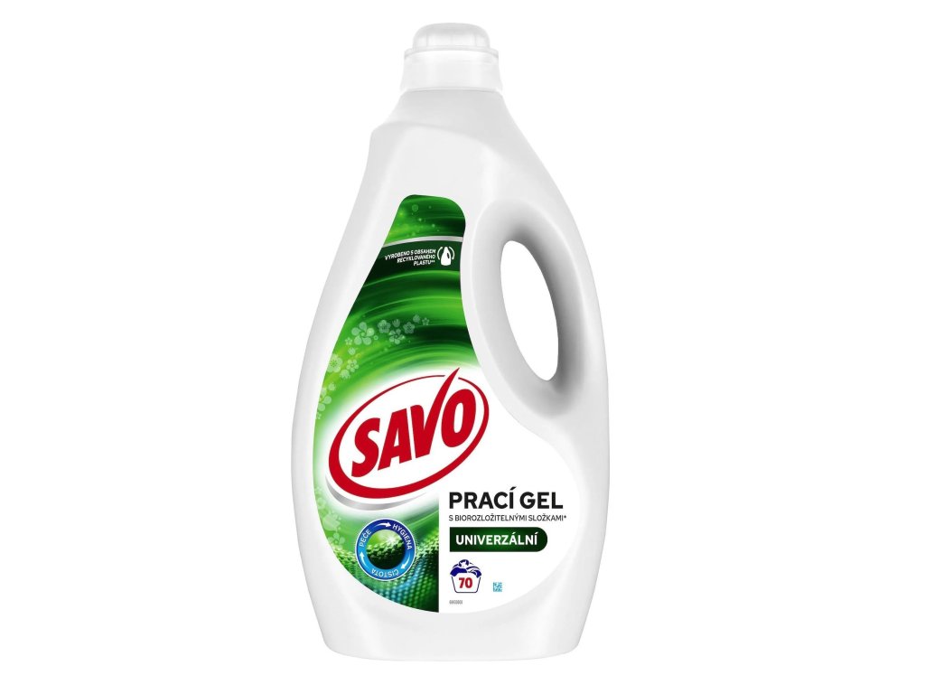 savo bez chloru universal praci gel 70 pracich davek 3 5 l ien482156