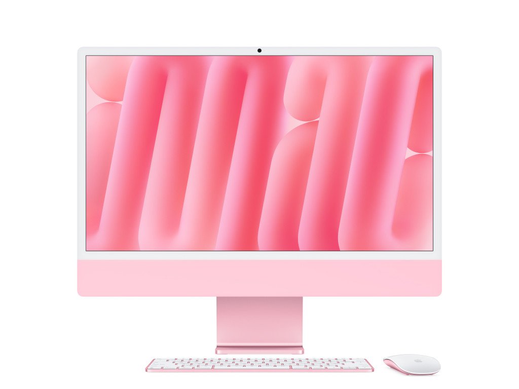 apple imac 24 m4 chip 8core cpu 8core gpu 16gb 256gb ssd pink ien532799