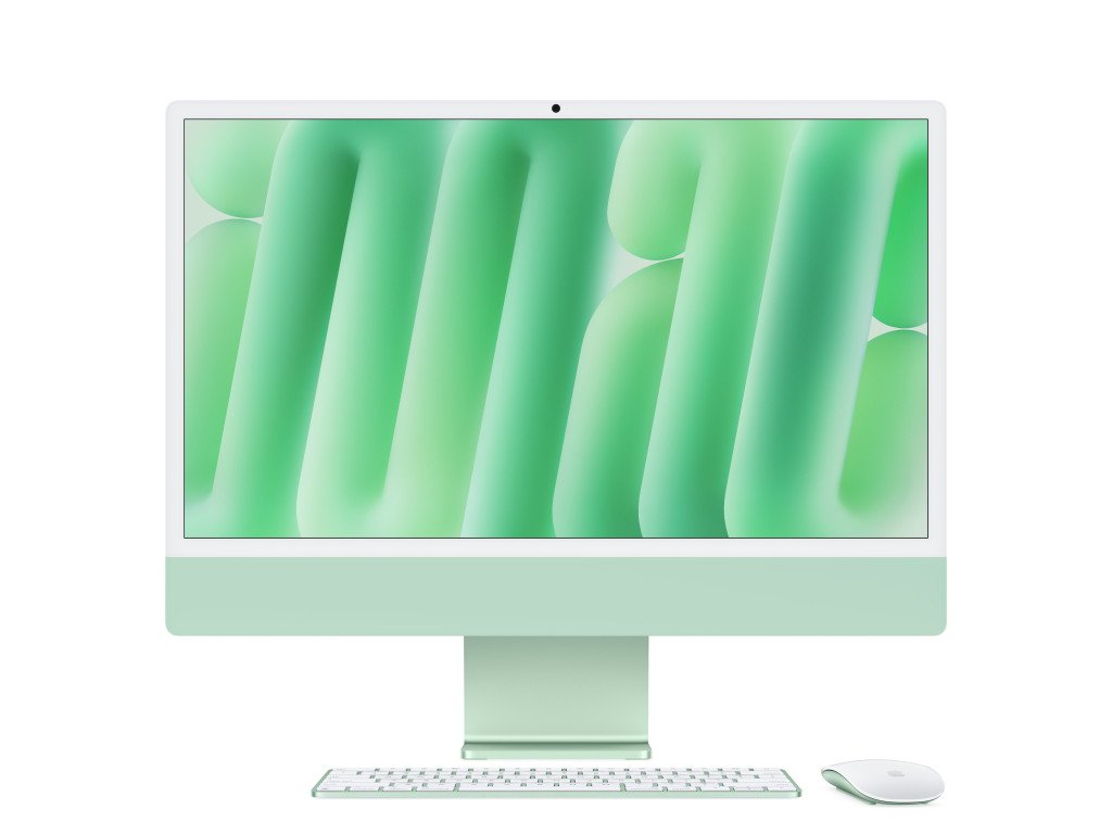 apple imac 24 m4 chip 8core cpu 8core gpu 16gb 256gb ssd green ien532797
