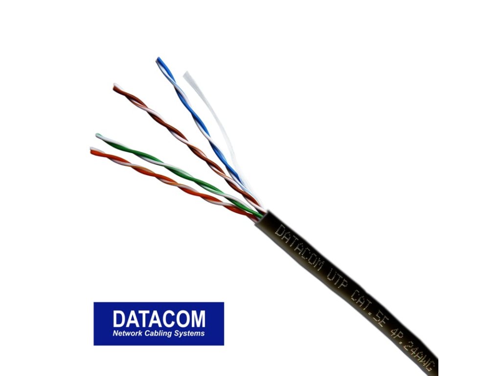 datacom utp lanko cat5e pvc 305m box cerny ien535285