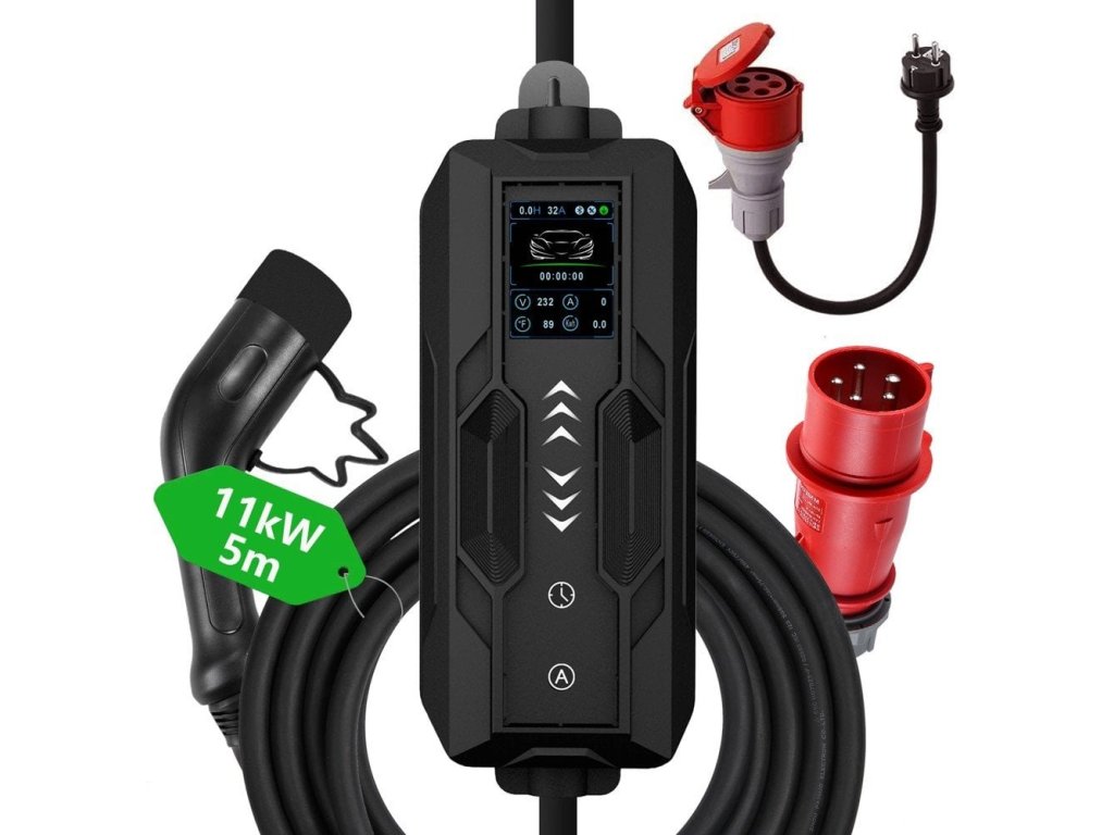 IMMAX cestovní nabíjecí stanice pro elektromobily EV/PHEV AC Type 2, 11 kW