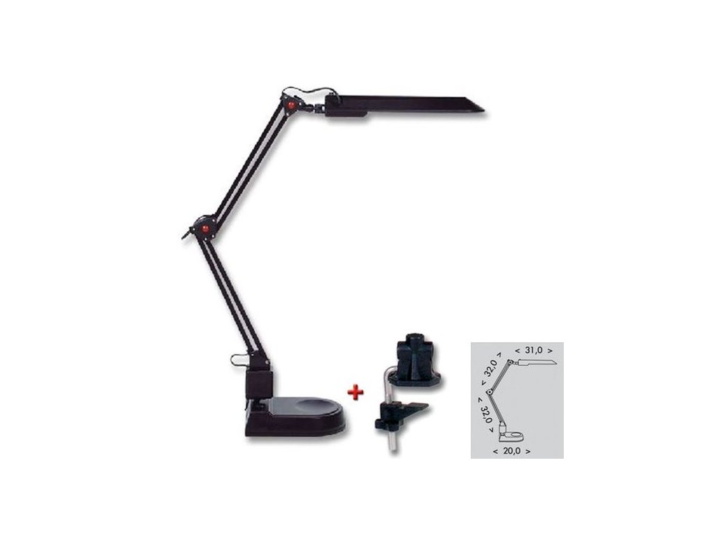 ecolite lampa l50164 led 8w cerna ien505731