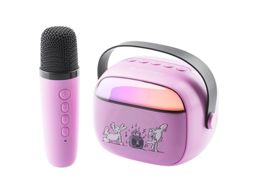 prenosny reproduktor gogen bob a bobek party ruzovy ien533936