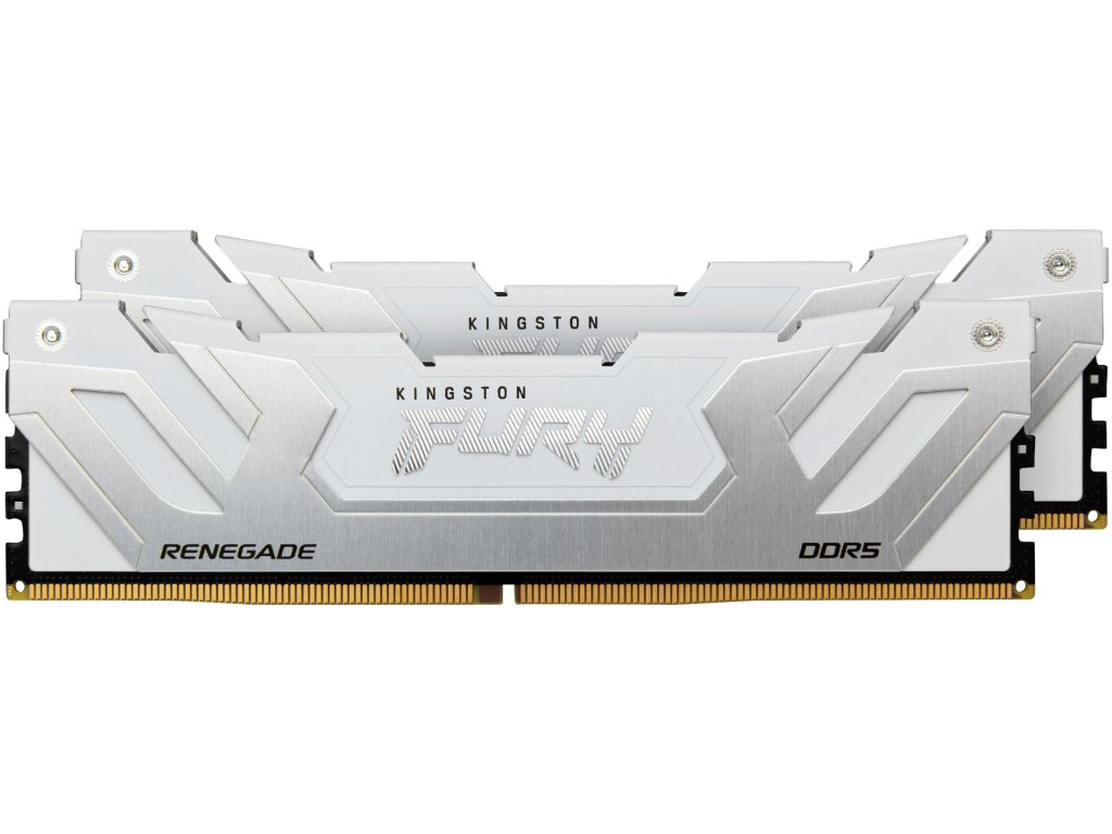 kingston fury renegade white cudimm ddr5 48gb 8400mhz cl40 xmp kit 2x24gb ien533667