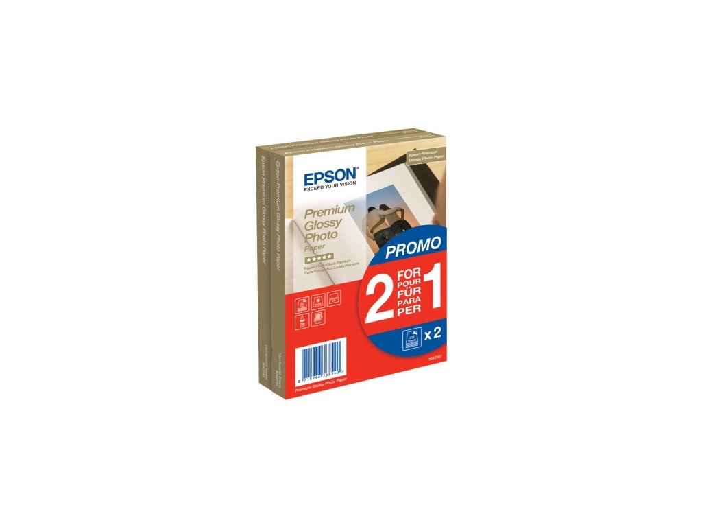 epson paper premium glossy photo a4 2x15sheets 255g m2 2 za cenu 1 ien72163