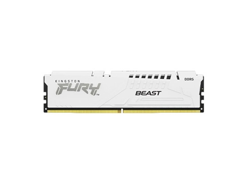 kingston fury beast white dimm ddr5 16gb 5200mhz intel xmp bila ien482032
