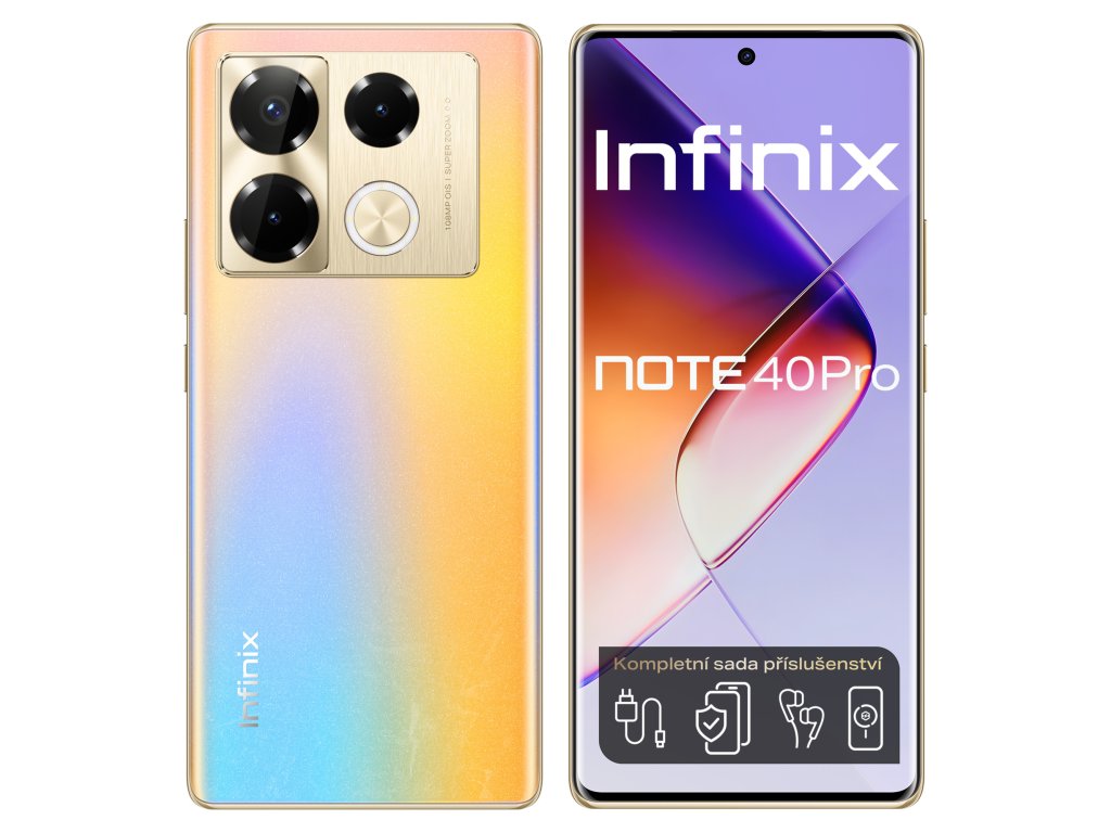 infinix note 40 pro 12 256gb titan gold ien521858