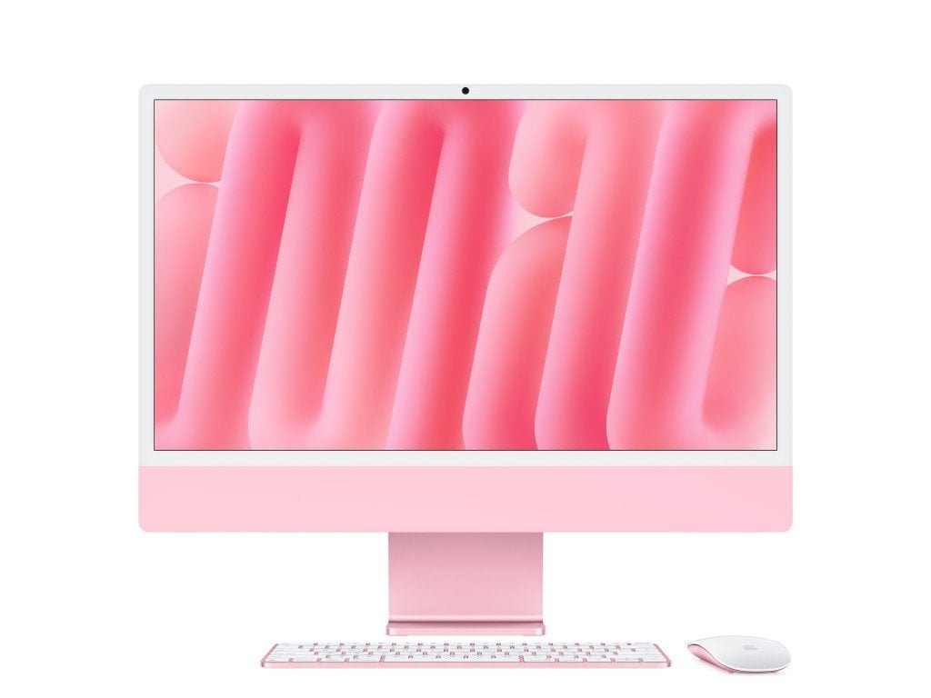 apple imac 24 m4 chip 10core cpu 10core gpu 16gb 256gb ssd pink ien532803