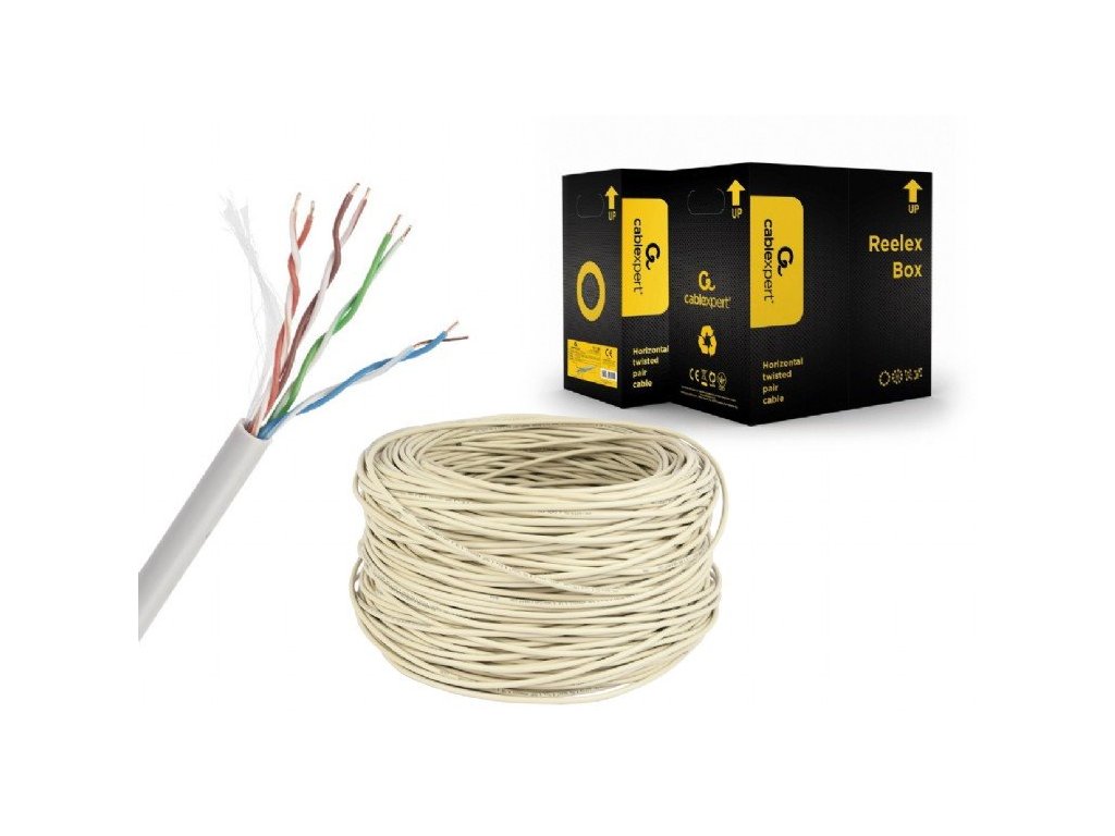 gembird utp lan kabel cat5e drat 305m ien426865