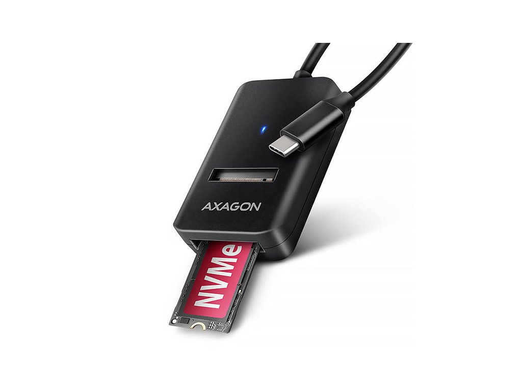 axagon adm2 cm usb c 10gbps m 2 nvme sata ssd adapter kabel usb c 10cm ien529234