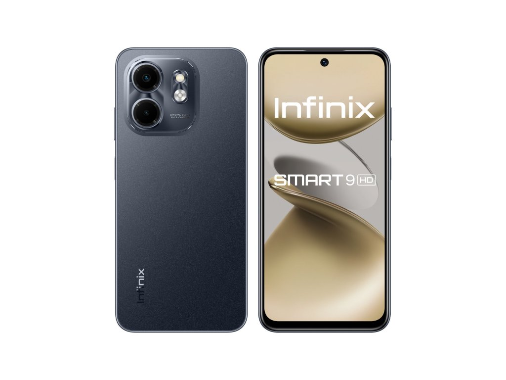 infinix smart 9 hd 4 64gb metallic black ien542303
