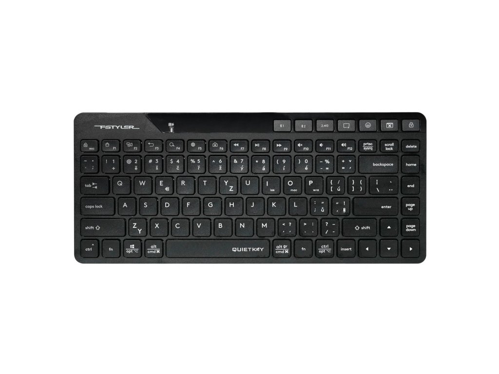 a4tech fstyler fbk26c as bezdratova dual mode bluetooth 2 4g klavesnice cz cerna ien543529