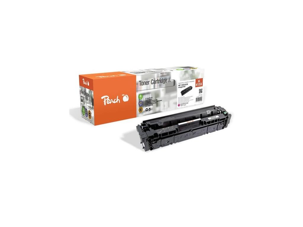 peach kompatibilni toner hp w2033x no 415x magenta 6000 vynos ien426031