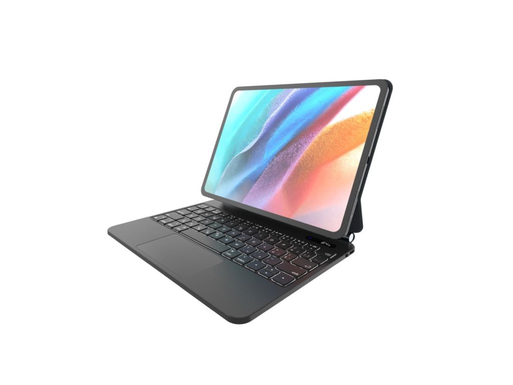 Pouzdro s bezdrátovou klávesnicí FIXED Typee pro Apple iPad 10,9" (2022)/iPad 11" (2025), CZ, černé