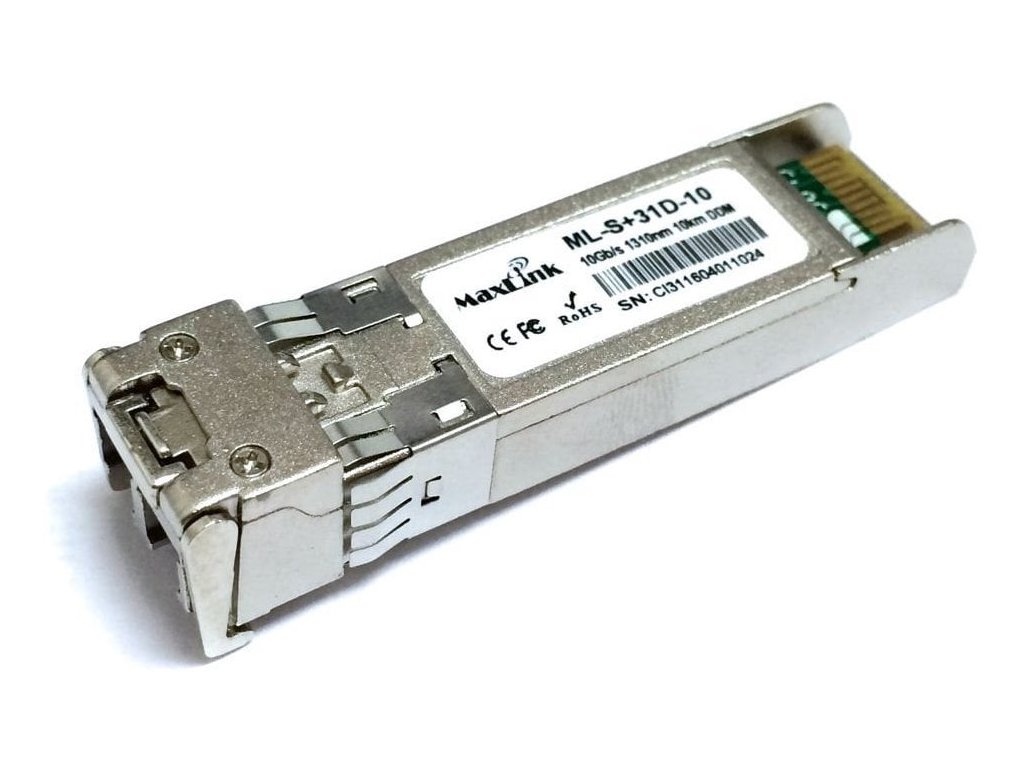 maxlink 10g sfp opticky modul sm 1310nm 10km 2x lc konektor ddm ien424592