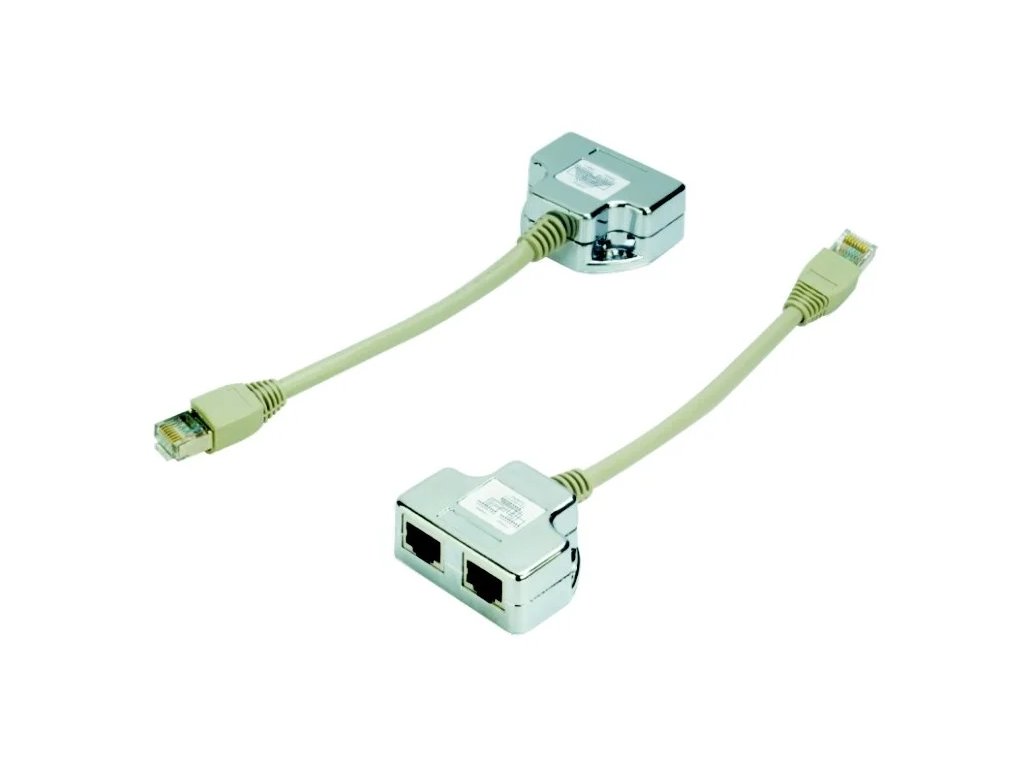 datacom y adapter stp cat5e pc tel tel ien339493