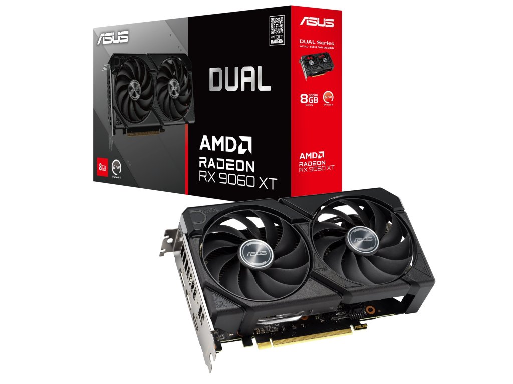 asus dual radeon rx9060xt 8gb gddr6 ien555049