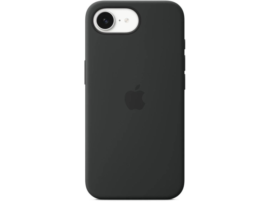 apple iphone 16e silicone case black ien541793