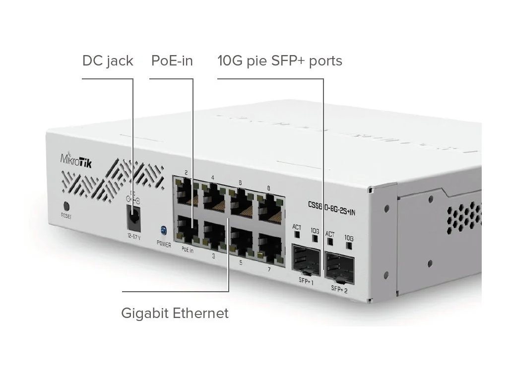 mikrotik css610 8g 2s in ien363687