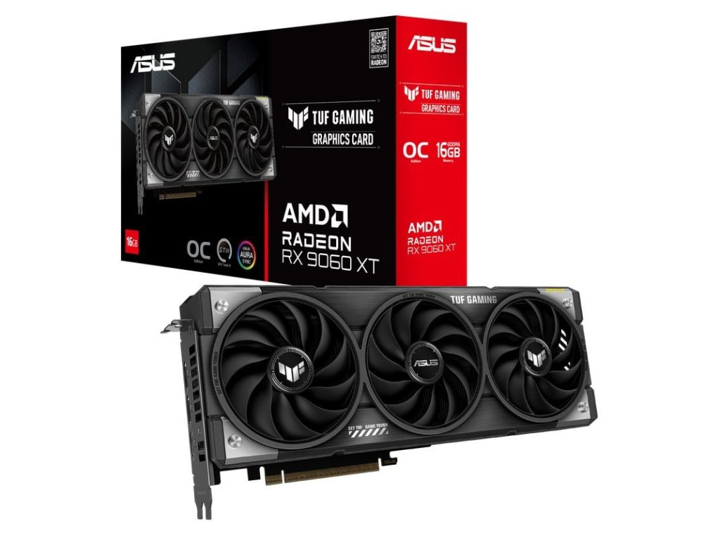 asus tuf gaming radeon rx9060xt 16gb gddr6 oc ien555053