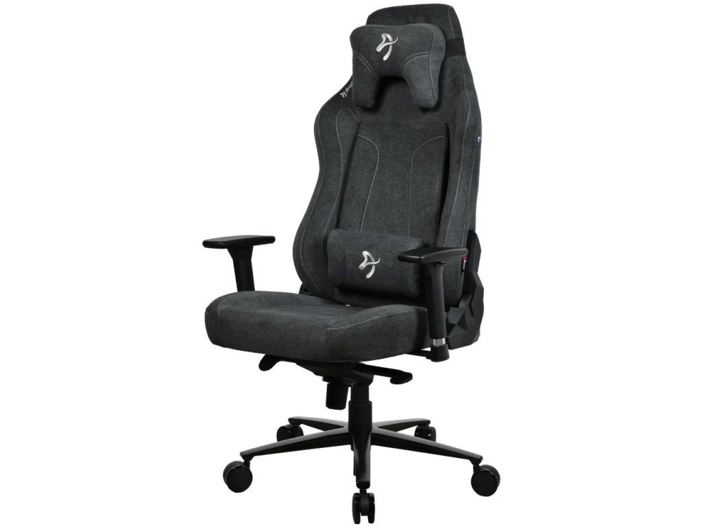 arozzi herni zidle vernazza xl softfabric dark grey latkovy povrch tmave seda ien504229