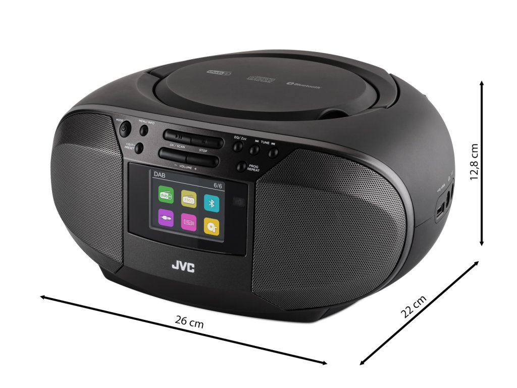 jvc rd e664b dab cerny ien556467