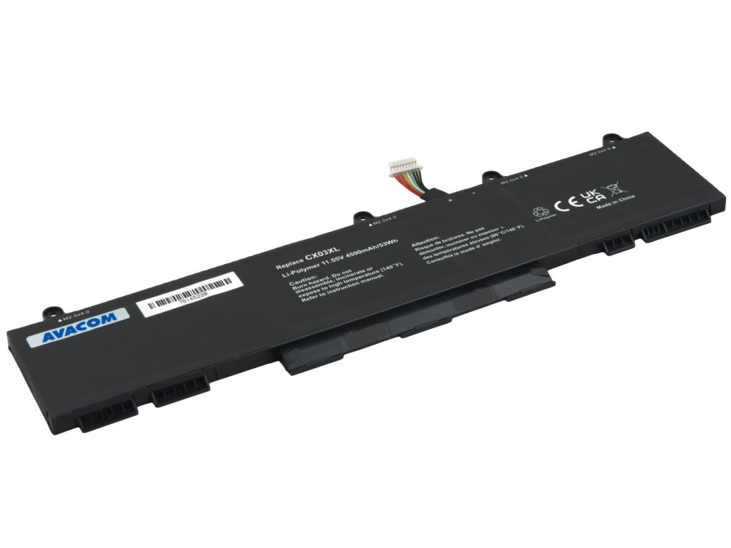 avacom baterie pro hp elitebook x360 830 g7 830 g8 cx03xl li pol 11 55v 4590mah 53wh ien557729