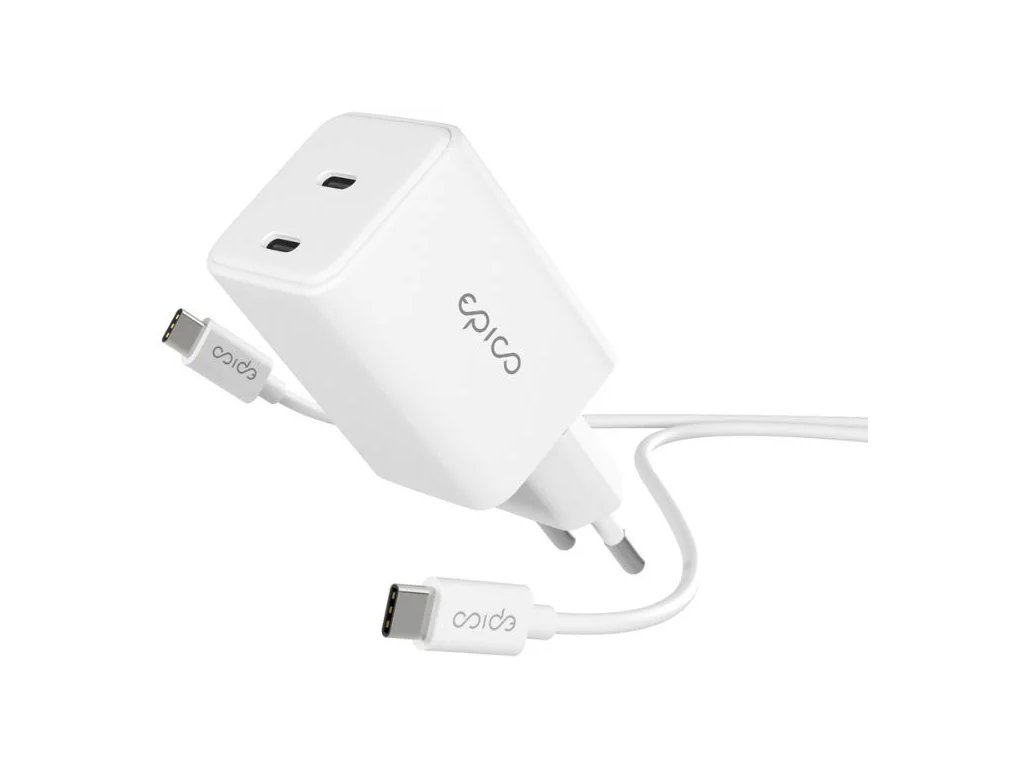 epico ultraboost ea45 45w gan sitova rychlonabijecka 1 2m usb c kabel bila ien539803