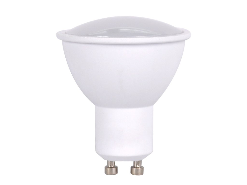 solight led zarovka bodova 7w gu10 3000k 595lm bila ien472707