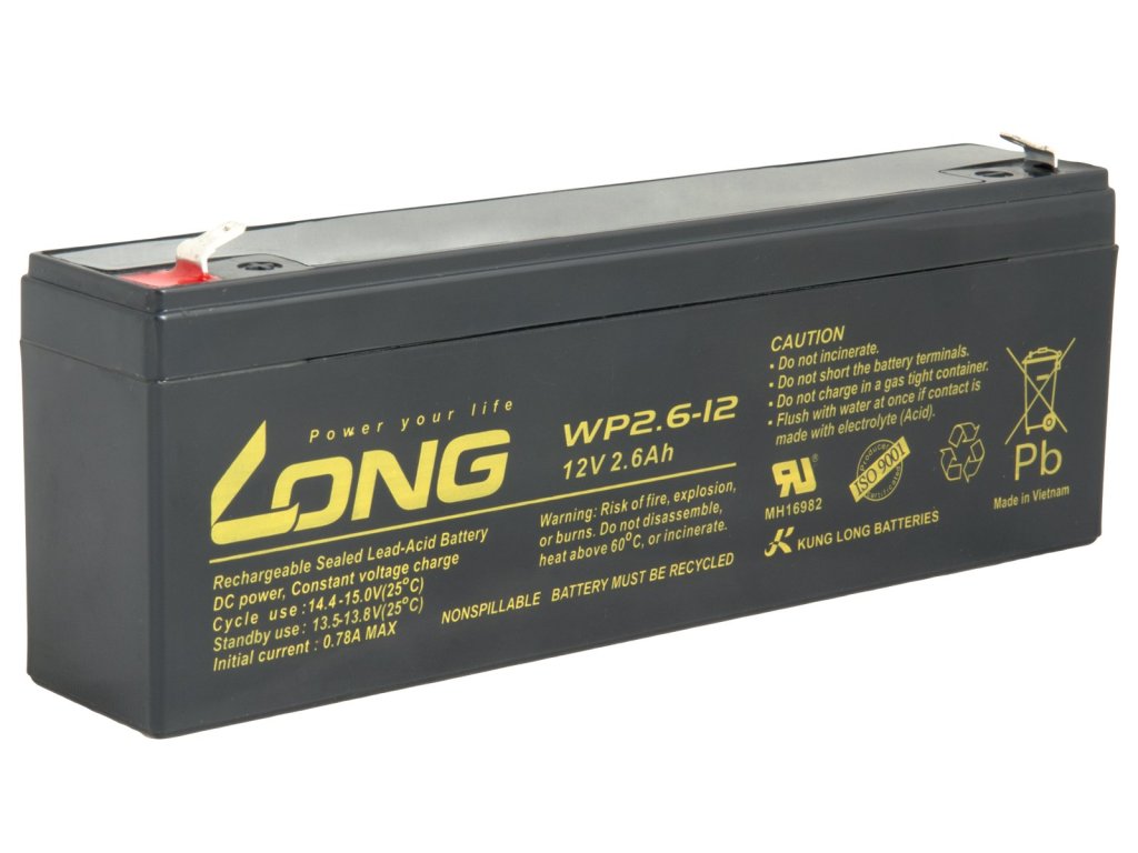 long baterie 12v 2 6ah f1 wp2 6 12 ien562285
