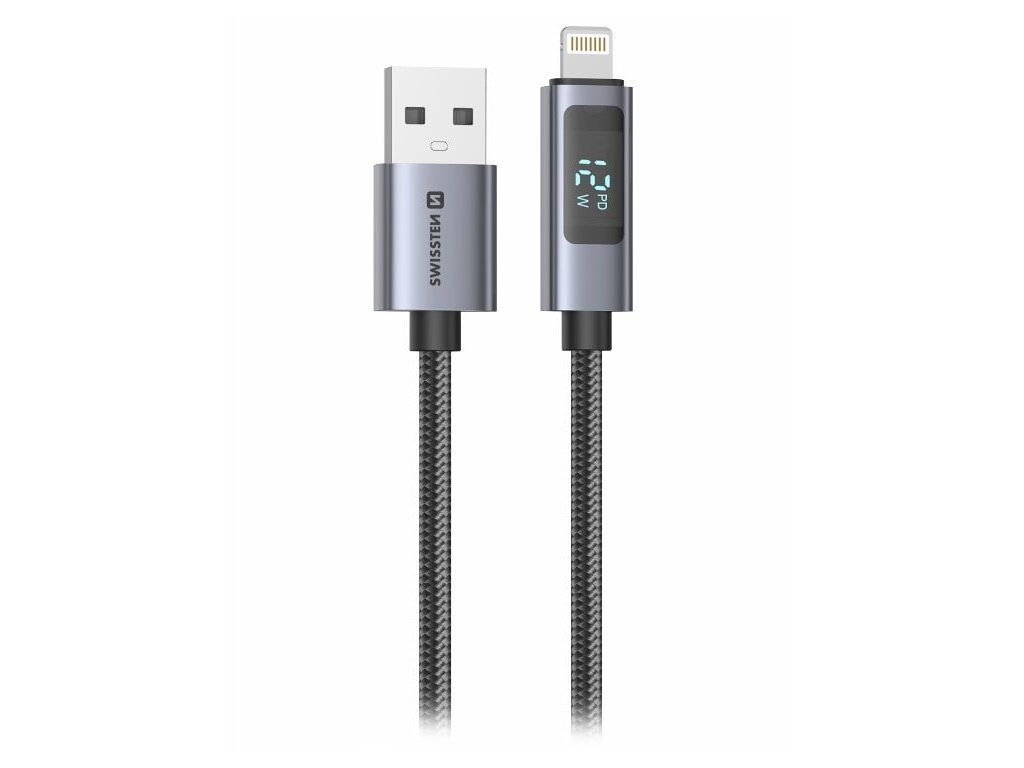 swissten lcd kabel usb a lightning 1m ien564486