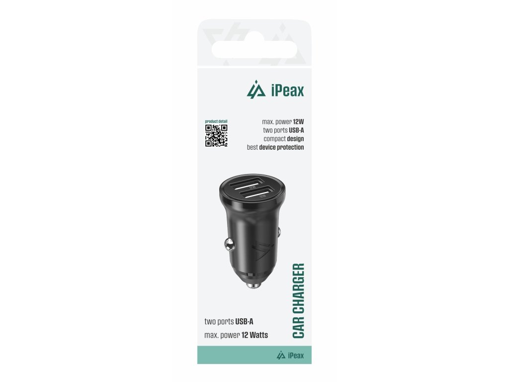 ipeax autonabijecka cl 01 2 4a 2x usb a cerna ien566745