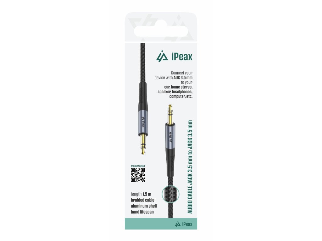ipeax adapter 3 5 mm jack 3 5 mm jack 1 5 m cerny ien566785
