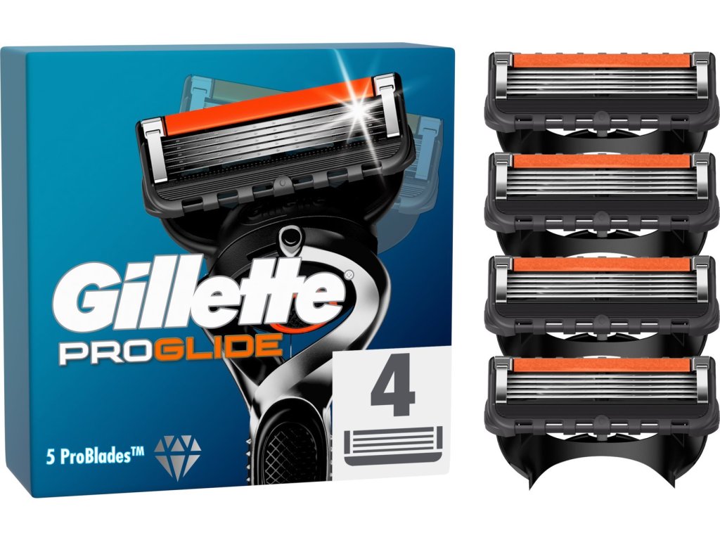 gillette proglide manual nahradni hlavice 4ks ien567012