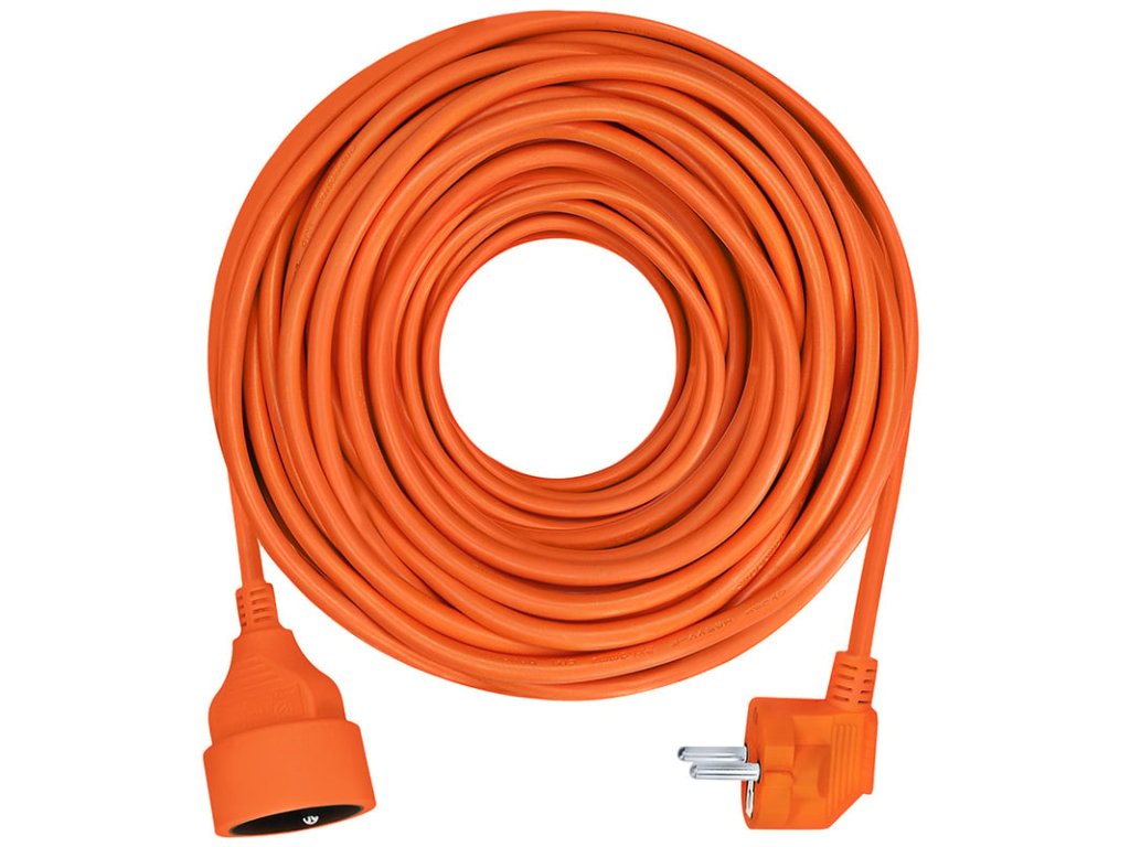 solight prodluzovaci privod spojka 1 zasuvka 10m 3 x 1mm2 oranzova ien473333