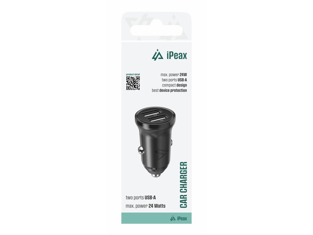 ipeax autonabijecka cl 02 4 8a 2x usb a cerna ien566746
