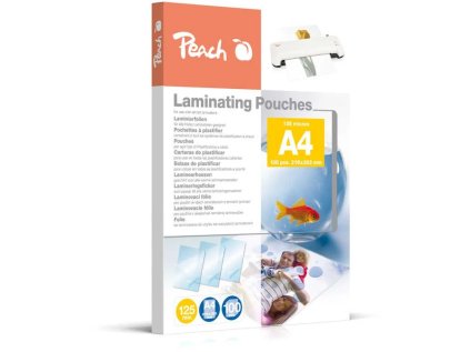peach laminovaci folie a4 125mic 100ks ien51000