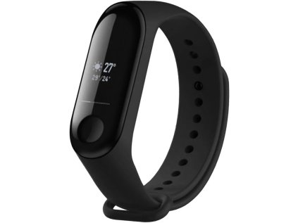 silikonovy reminek fixed silicone strap pro xiaomi mi band 3 4 cerny ien529828