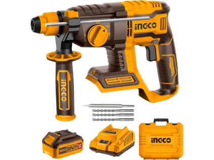 ingco crhli202081 aku vrtaci kladivo vc baterie a nabijecky ien532634