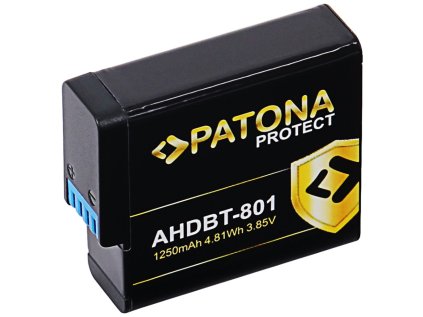 patona baterie pro digitalni kameru gopro hero 5 6 7 8 1250mah li ion protect ien524177