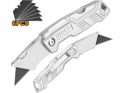 ingco huk6236 nuz pracovni s vymenitelnou cepeli 19mm 6x cepel ien534913