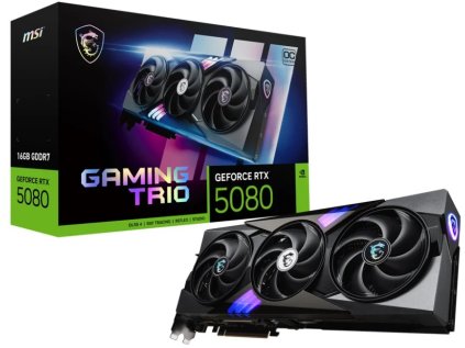 msi geforce rtx 5080 16g gaming trio oc ien537593