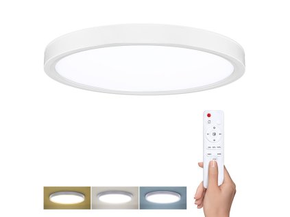 solight led osvetleni s dalkovym ovladacem estela white 36w 2700lm 30cm zmena chromaticnosti stmivate ien554823