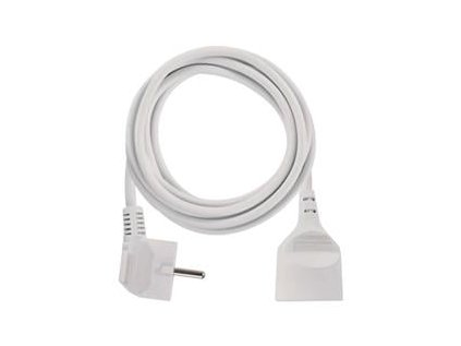 prodluzovaci kabel 3 m 1 zasuvka bily pvc 1 5 mm2 ig481669