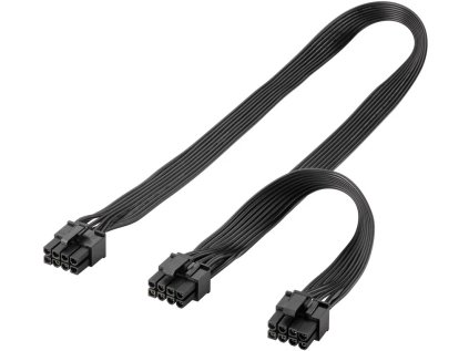 premiumcord napajeci kabel 8 kolikovy male na dualni 6 2 male pro pcie karty ien551155