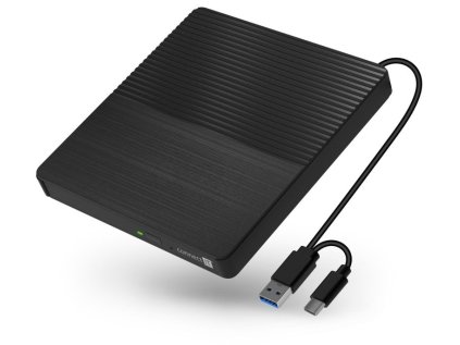 connect it 3v1 slimdrive externi cd dvd mechanika usb c a ien569929
