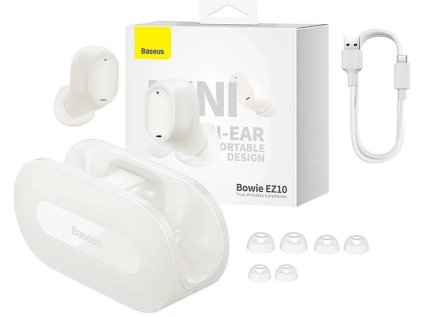 bluetooth sluchatka baseus bowie ez10 bile ien522490